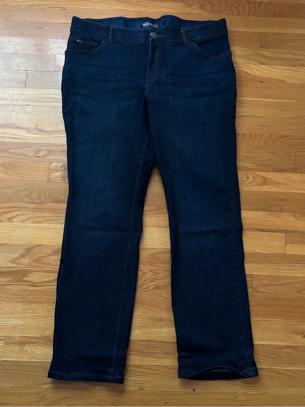 Lee Women’s Dark Blue Straight-Leg Jeans
